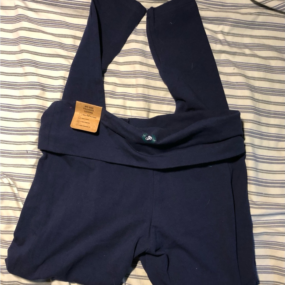 PINK Victoria's Secret Navy Straight-Leg Leggings M